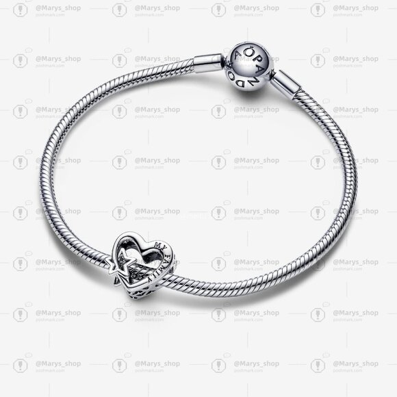 Pandora Openwork Family Heart & Star Charm - Picture 3 of 5